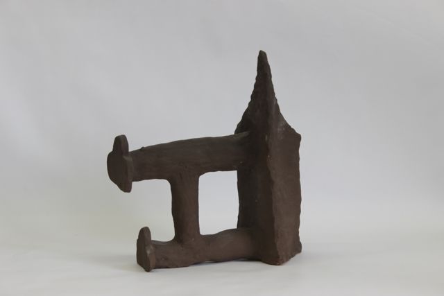 3_Natalia_Lazurca_-_Double_G, _2018, _burned_colored_clay_and_copper_oxide, _30x31x13_cm